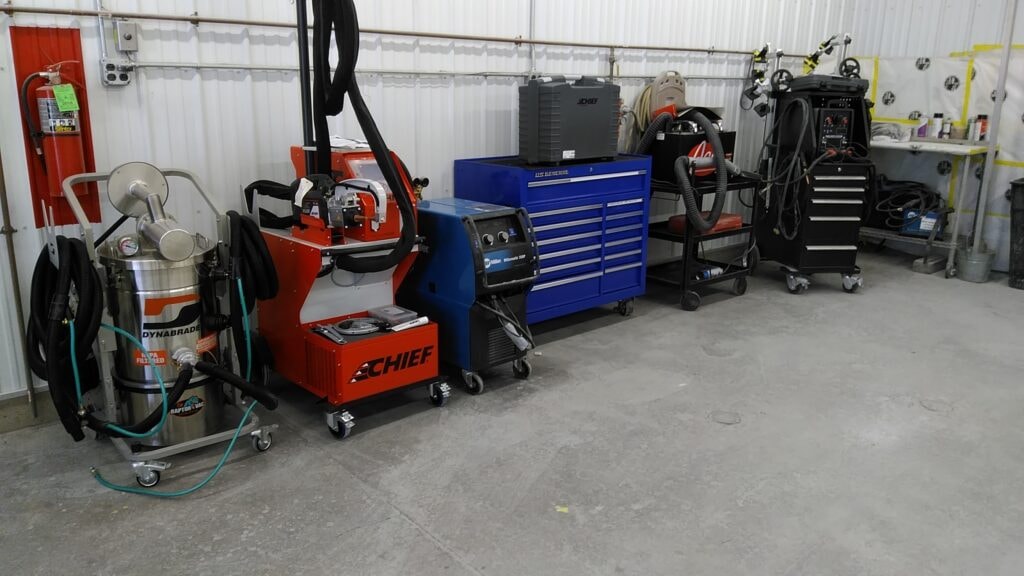 State-of-the-art shop equipment